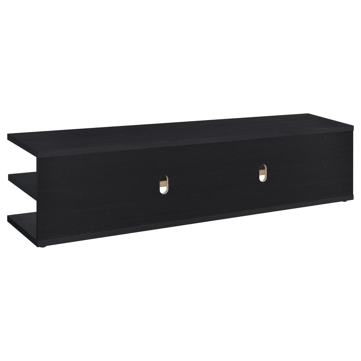 Cartmill 78-inch 2-tier TV Stand Media Console - Black