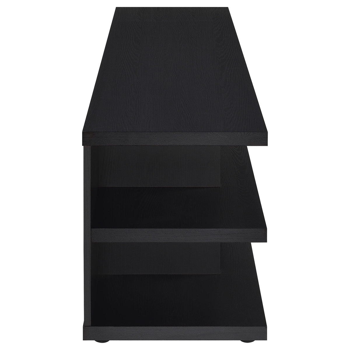 Cartmill 78-inch 2-tier TV Stand Media Console - Black