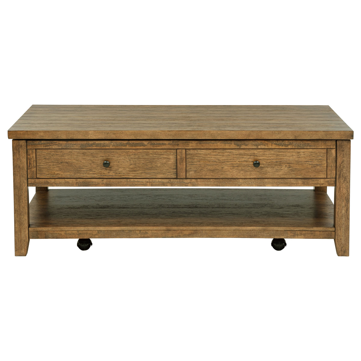 Payne 48-inch Mobile Lift Top Coffee Table Distressed - Distressed Brown