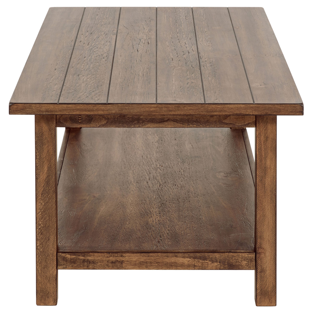 Payne 2-piece Coffee and 1-drawer End Table Set - Distressed Brown