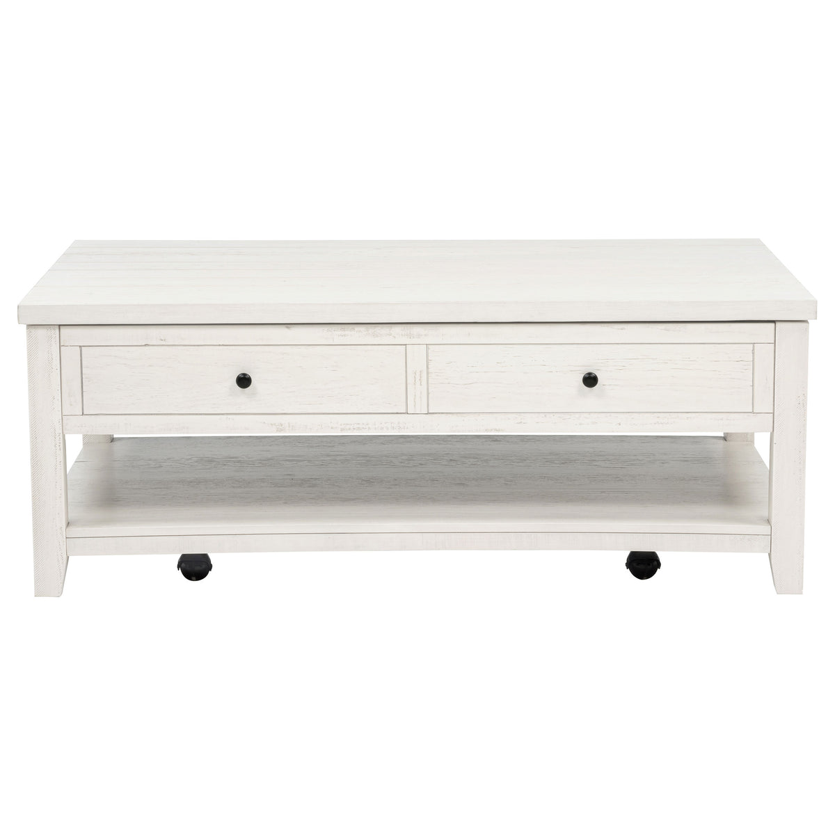Payne 48-inch Mobile Lift Top Coffee Table Distressed - Distressed White