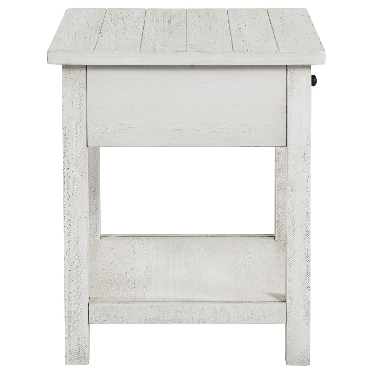 Payne 2-piece Coffee and 1-drawer End Table Set - Distressed White