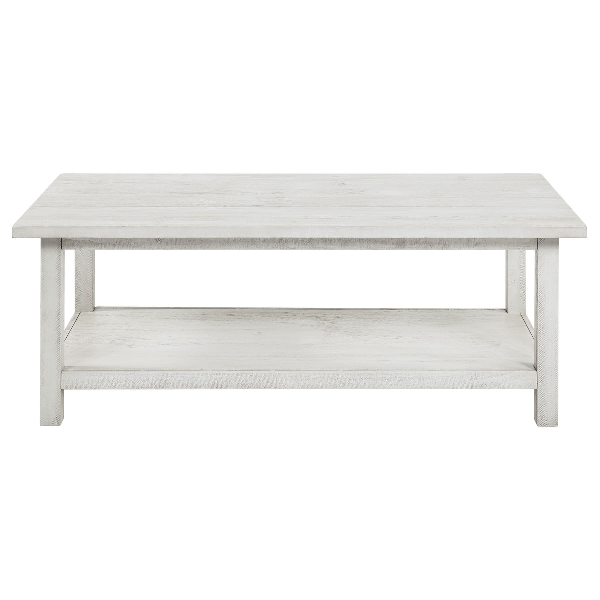 Payne 2-piece Coffee and 1-drawer End Table Set - Distressed White