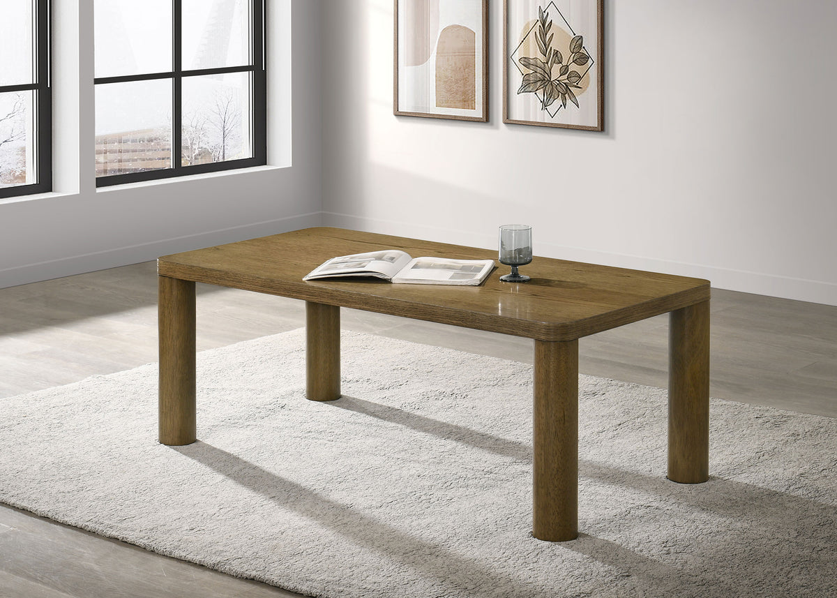 Castlewood Engineered Wood Cocktail Coffee Table Oak - Brown Oak