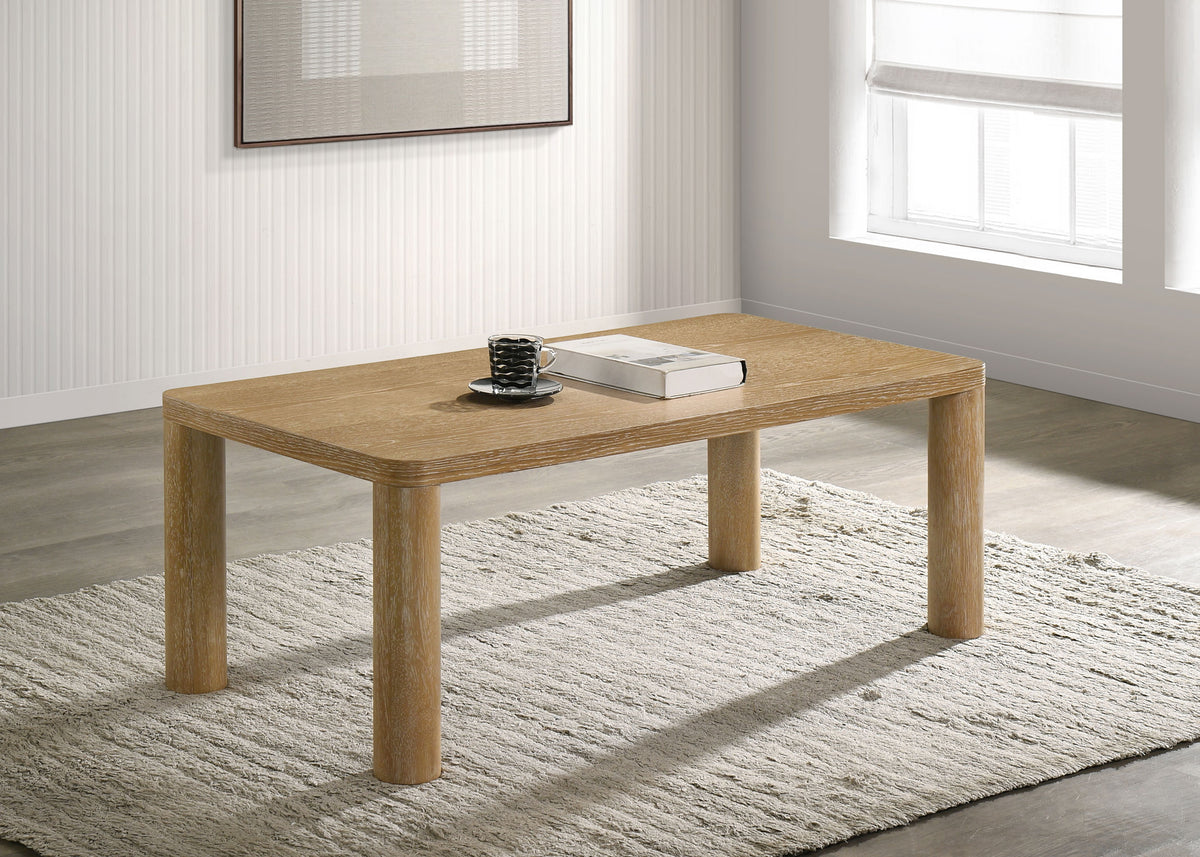 Castlewood Engineered Wood Cocktail Coffee Table Oak - Light Oak