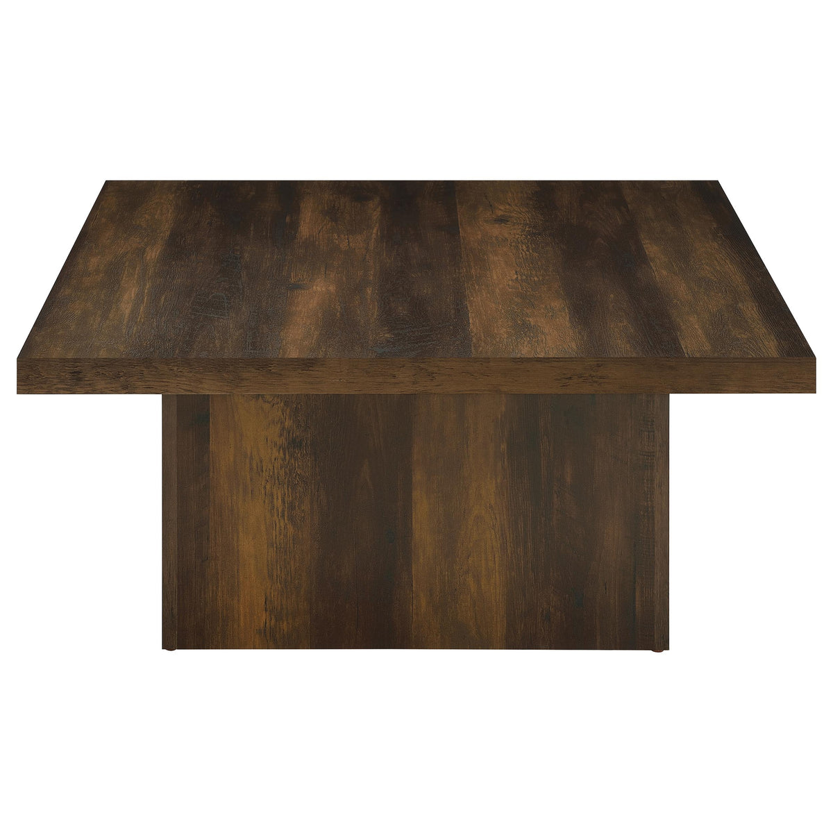 Devar Square Engineered Wood Cocktail Coffee Table - Dark Pine