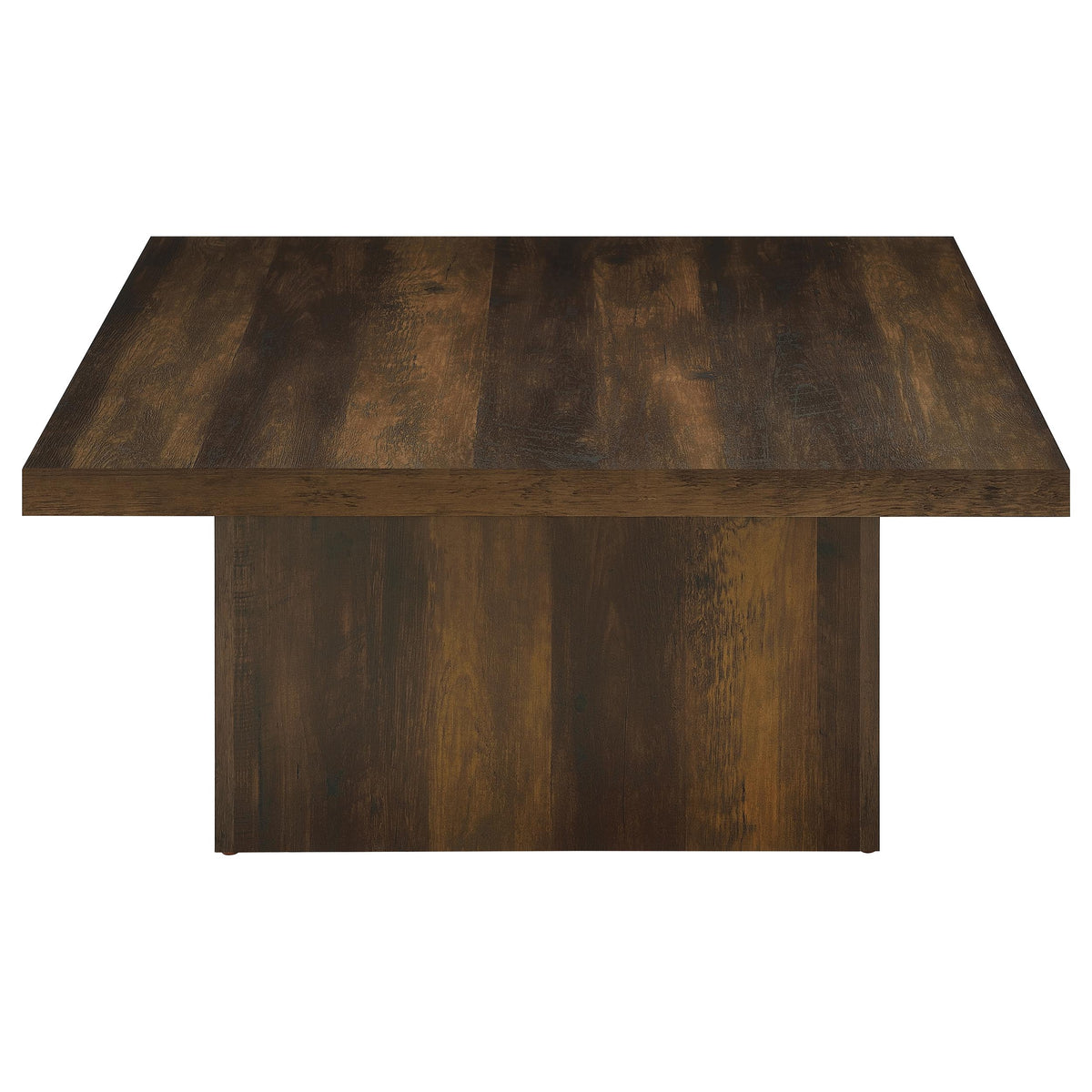 Devar Square Engineered Wood Cocktail Coffee Table - Dark Pine