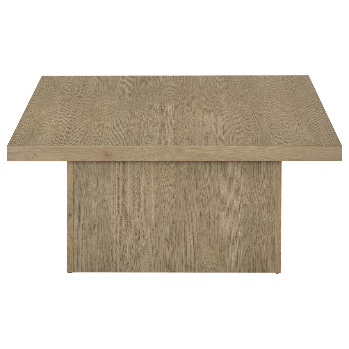 Devar 2-piece Square Cocktail Coffee End Table Set Latte