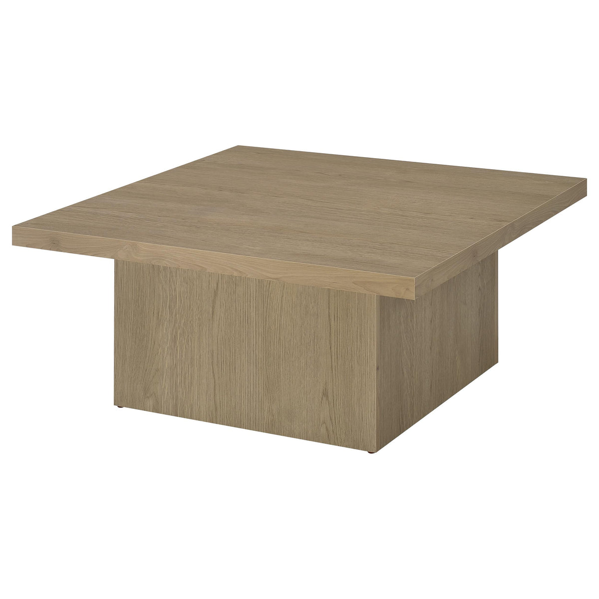 Devar Square Engineered Wood Cocktail Coffee Table - Latte