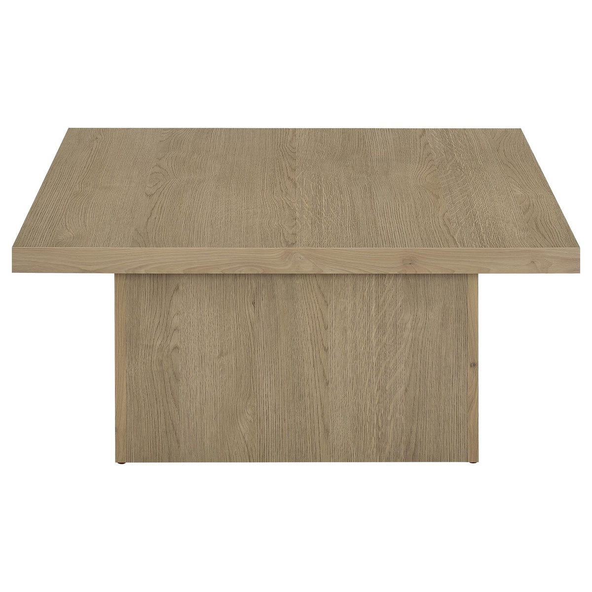 Devar Square Engineered Wood Cocktail Coffee Table - Latte