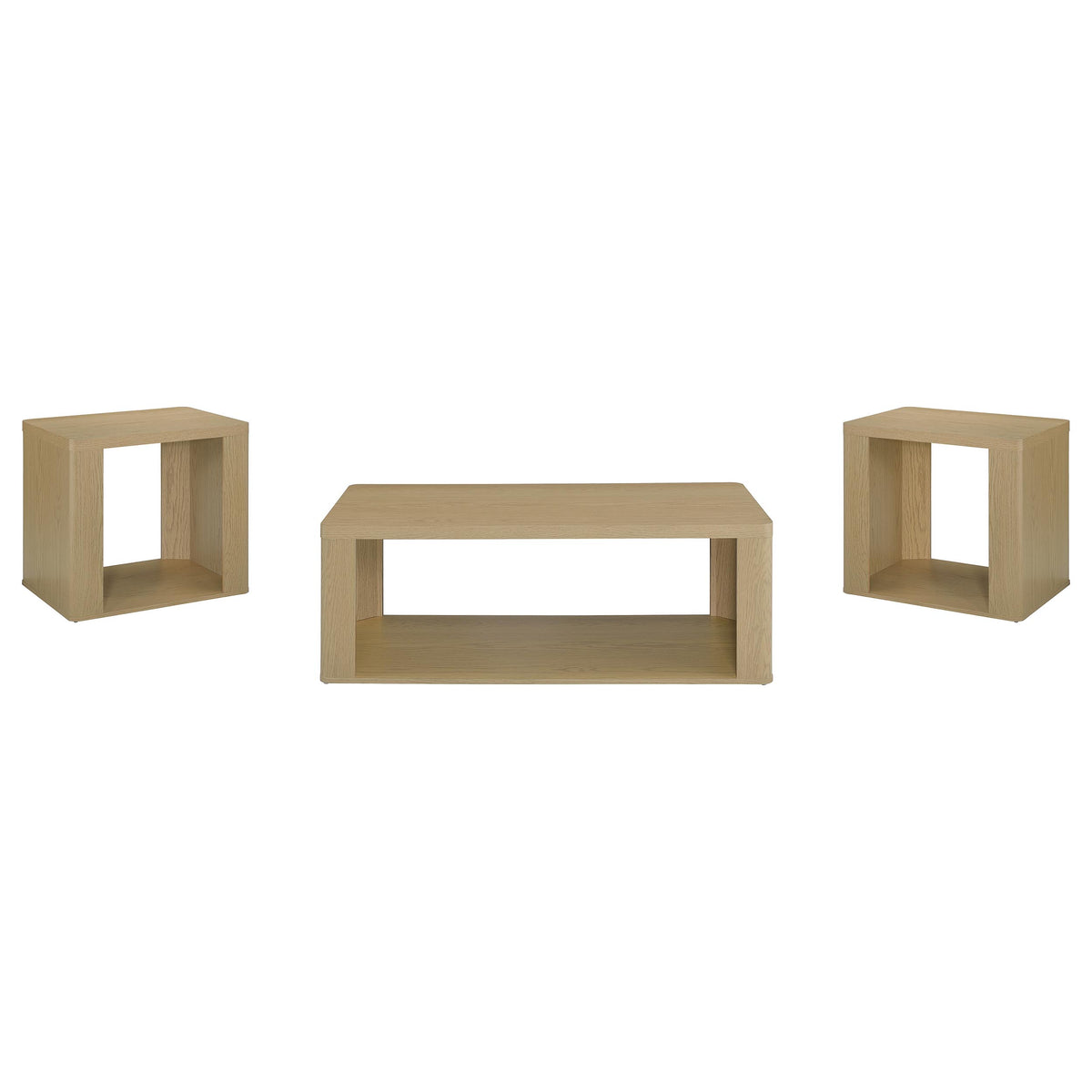 Alsina 3-Piece Coffee and End Table Set Greige