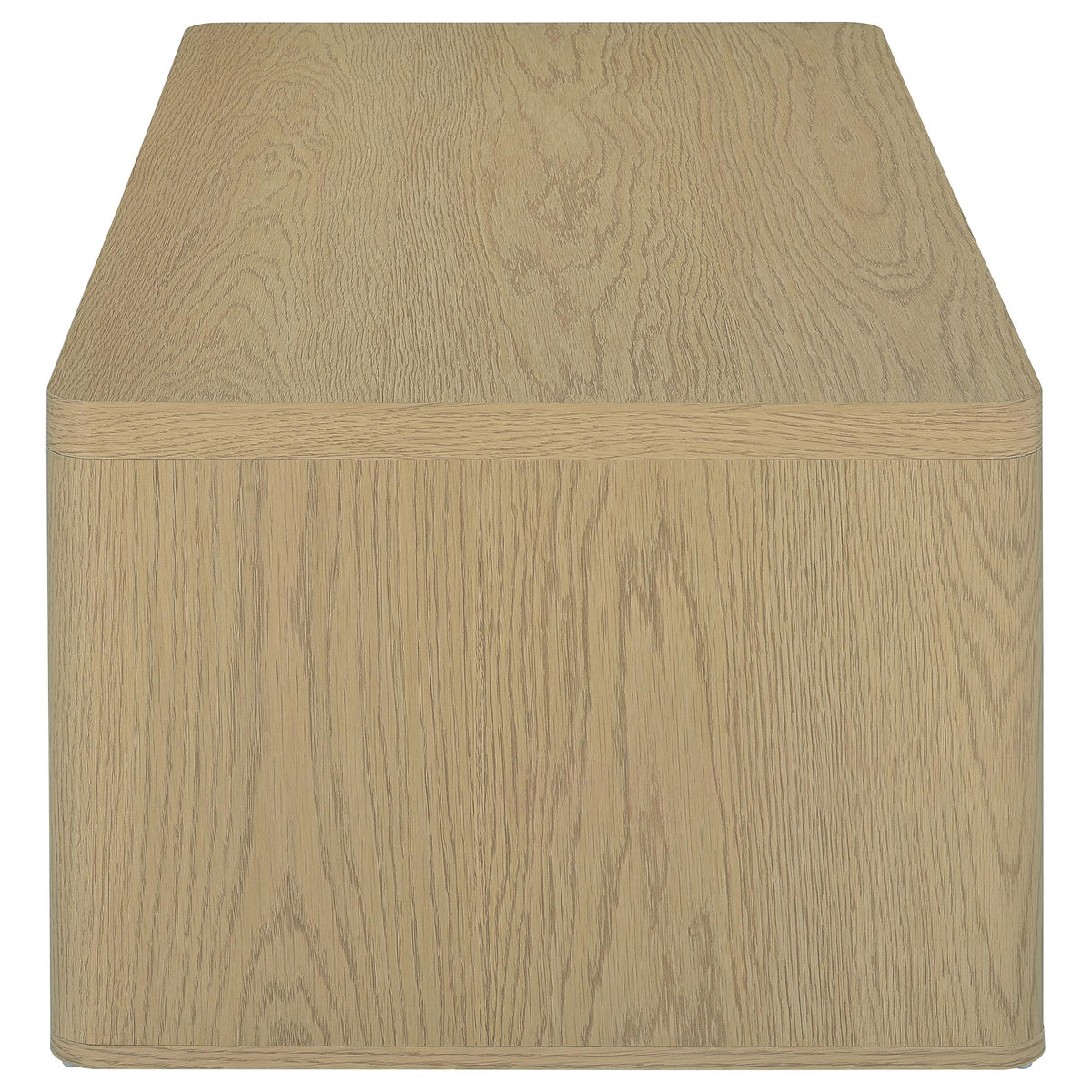 Alsina Rectangular Coffee Table with Open Shelf Greige