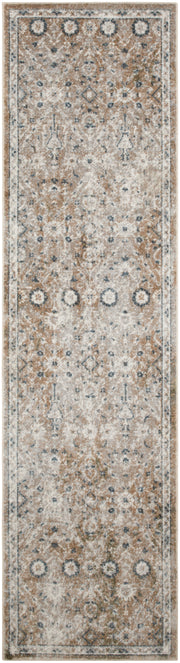 Astra Machine Washable ASW16 Gold Grey Rug - Runner