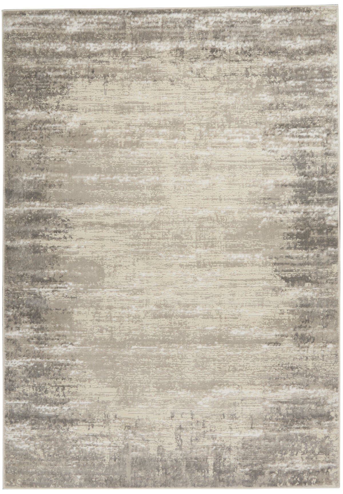 Cyrus CYR04 Ivory Grey Rug - Rectangle