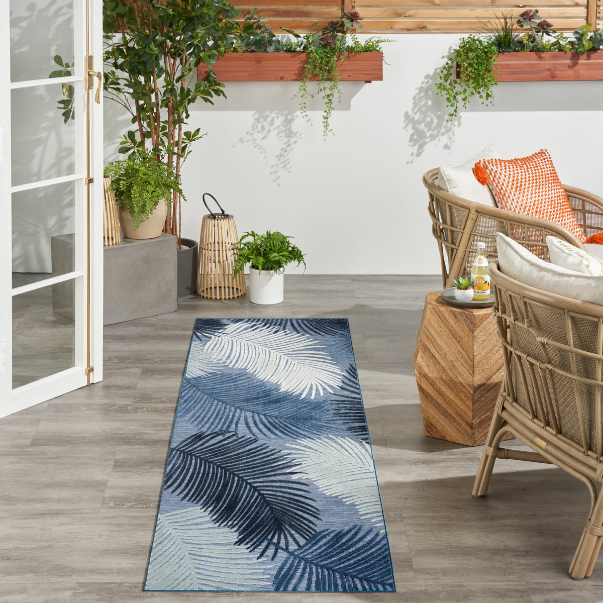 Suncoast SNC03 Denim Rug - room scene