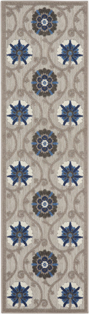 Aloha ALH19 Grey Blue Rug - Runner