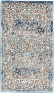 Quarry QUA11 Ivory Blue Rug - Rectangle
