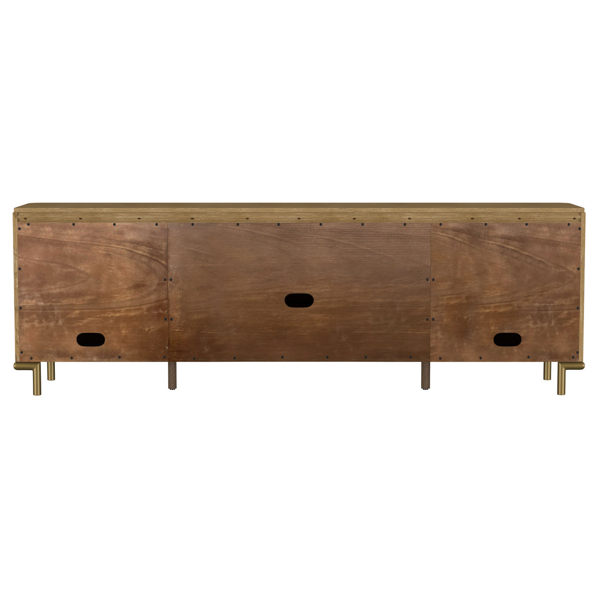 Arini Rattan Cane 2-door TV Stand Media Console - Sand Wash