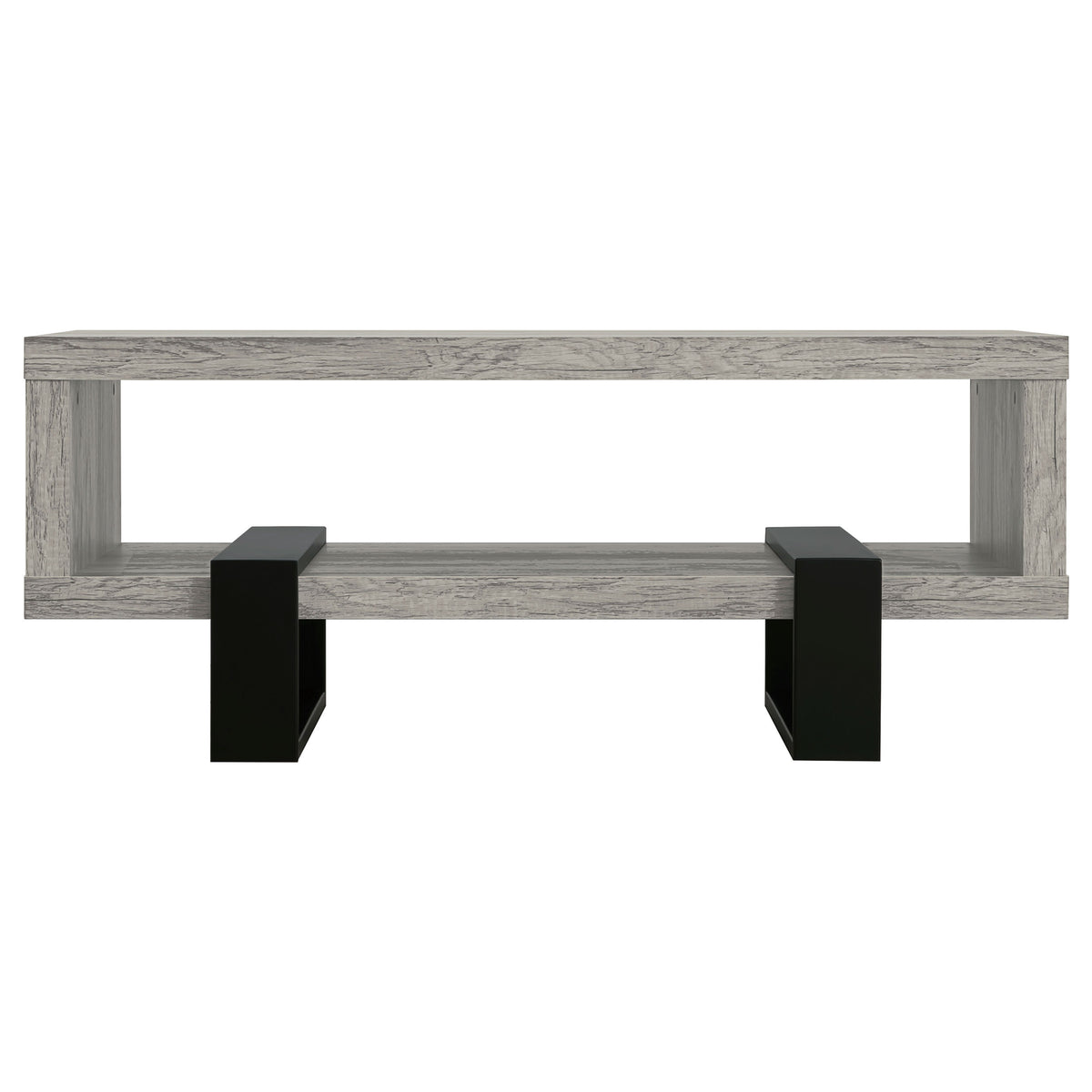 Dinard Engineered Wood Cocktail Coffee Table - Grey Driftwood