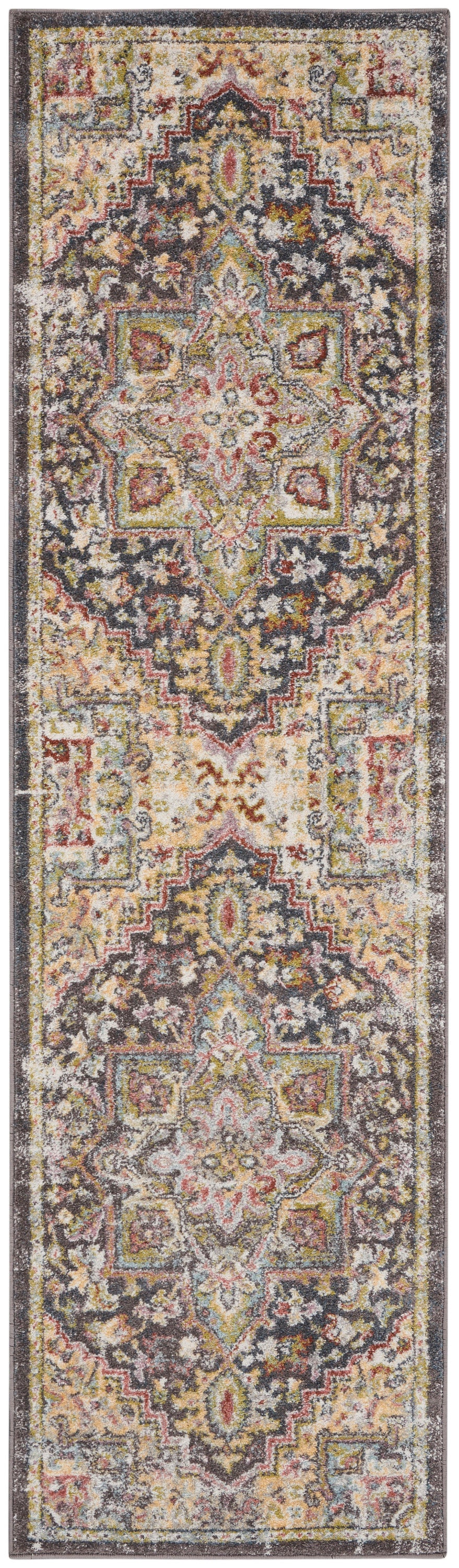 Soraya SOR04 Charcoal Multi Rug - Runner