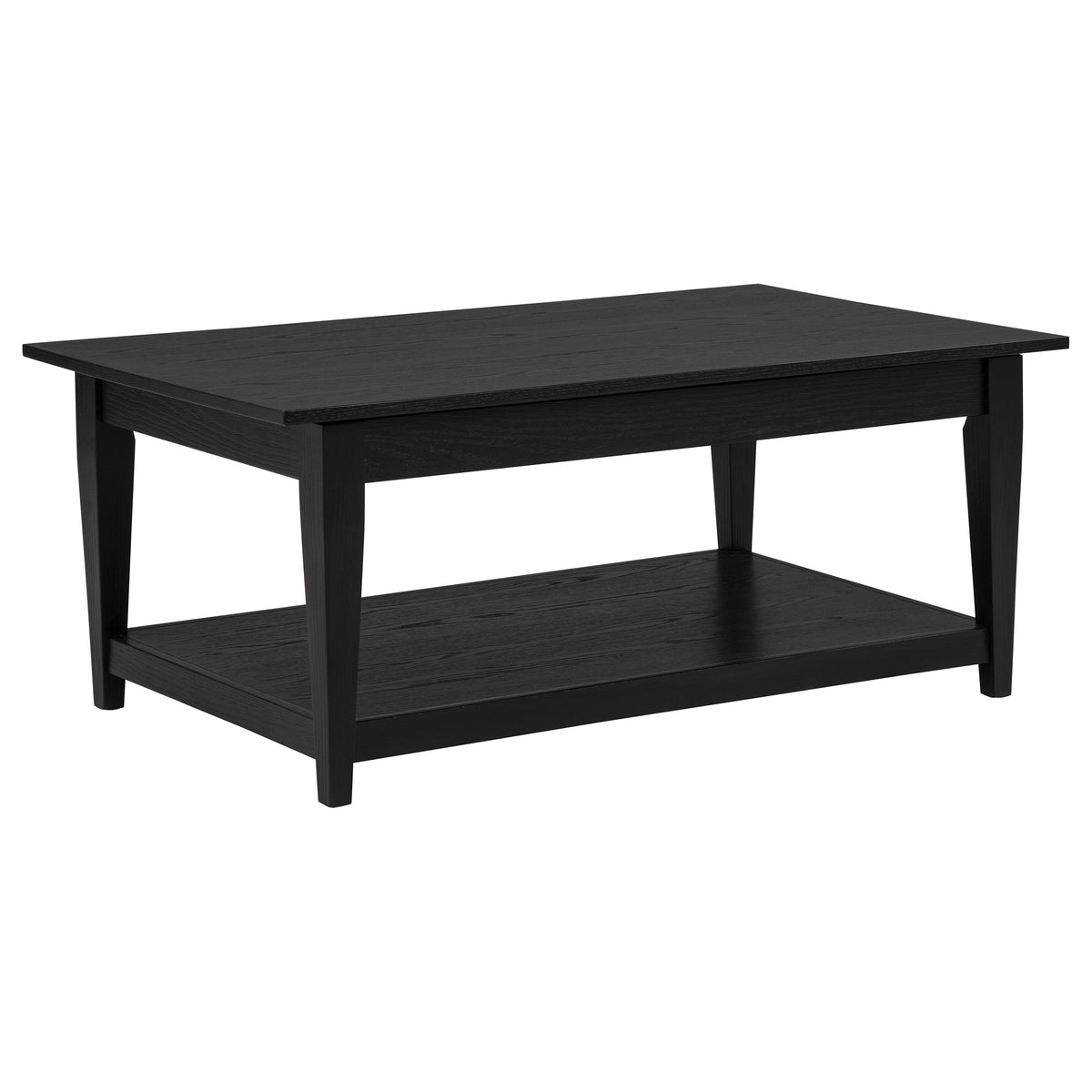 Lindenton 3-piece Wood Lift-Top Coffee and End Table Set - Black