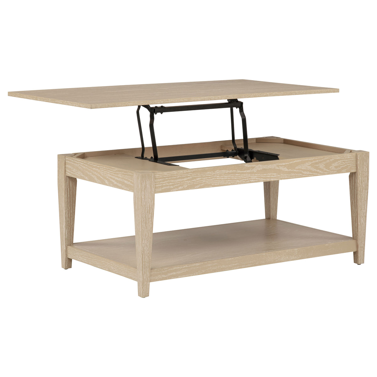 Lindenton 3-piece Wood Lift-Top Coffee and End Table Set - Blonde