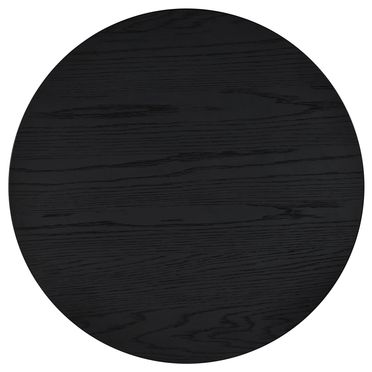 Sweeney 24-inch Round Wood Occasional Side End Table - Black