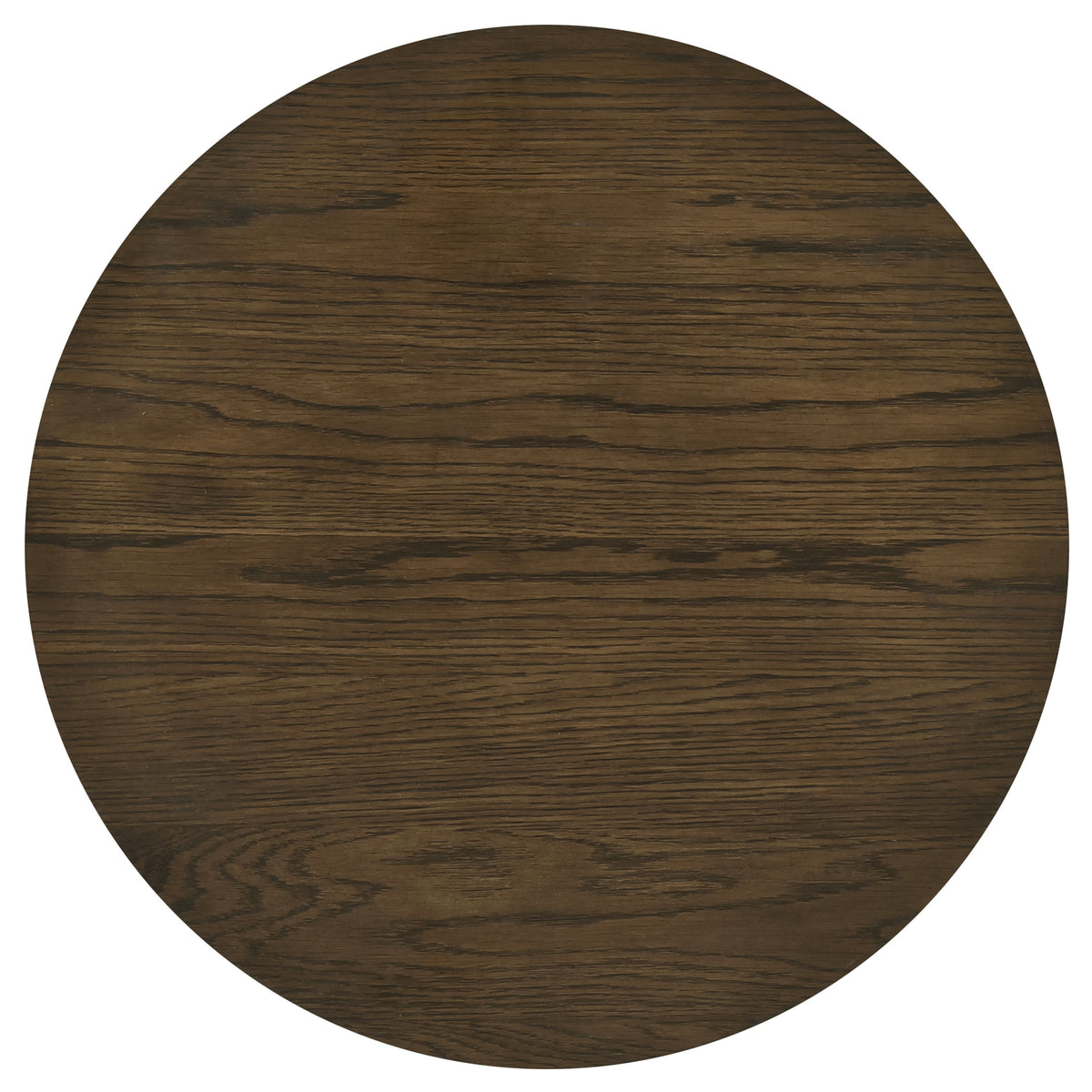 Sweeney 24-inch Round Wood Occasional Side End Table - Dark Walnut