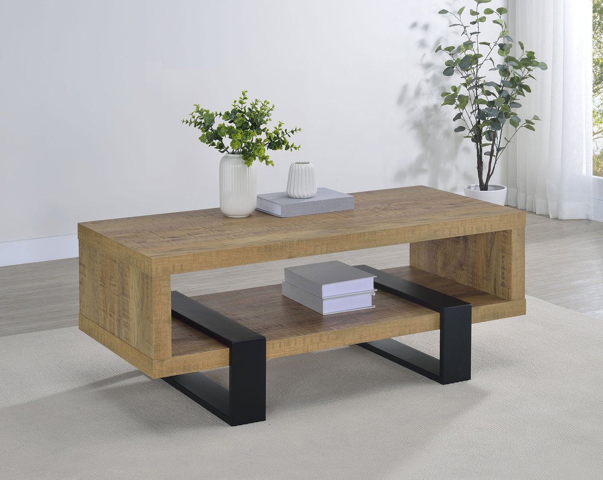 Dinard Engineered Wood Cocktail Coffee Table - Mango