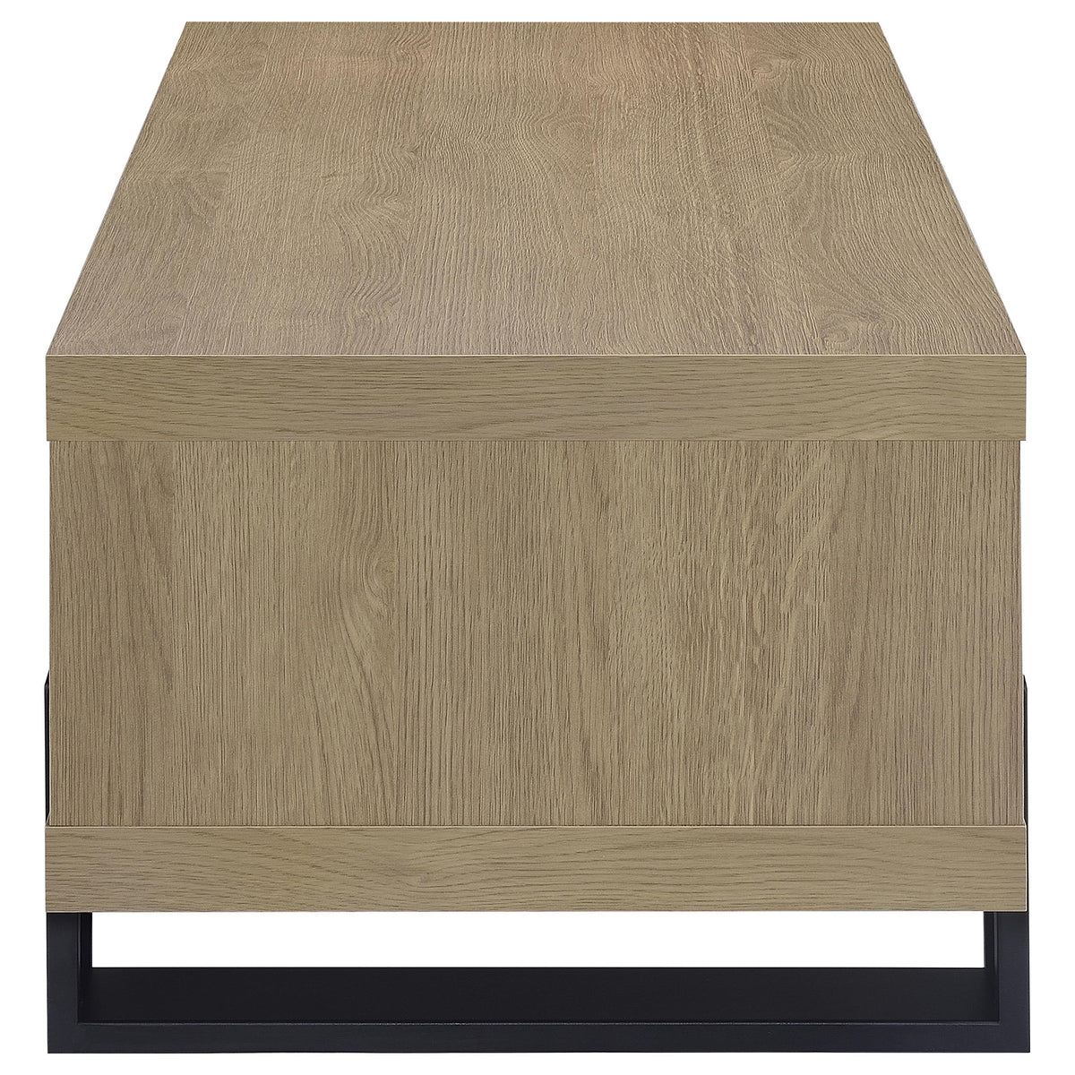 Dinard Engineered Wood Cocktail Coffee Table - Latte