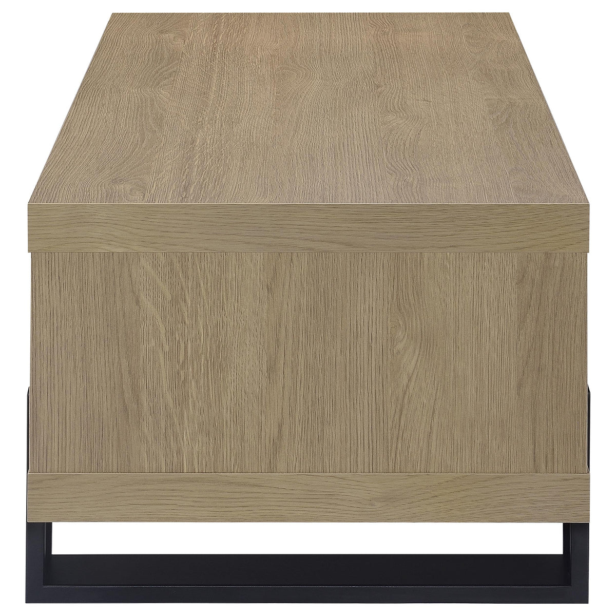 Dinard Engineered Wood Cocktail Coffee Table - Latte