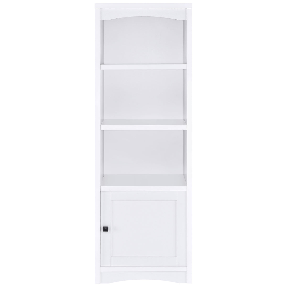 Laughlin 4-shelf Engineered Wood Media Tower - White