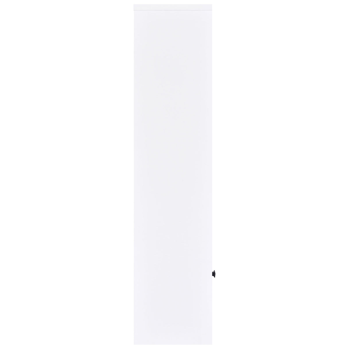 Laughlin 4-shelf Engineered Wood Media Tower - White