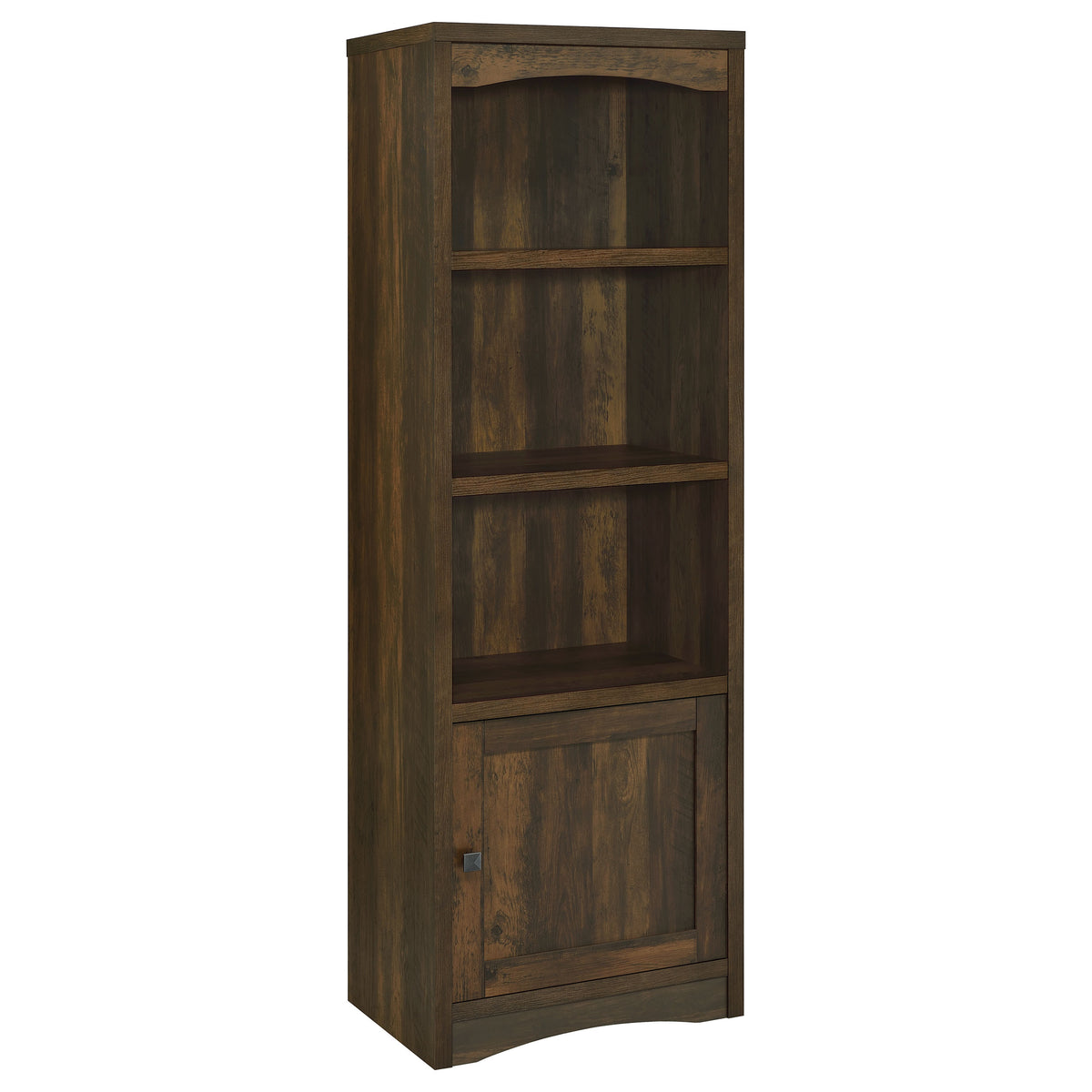 Laughlin 4-shelf Engineered Wood Media Tower - Dark Pine