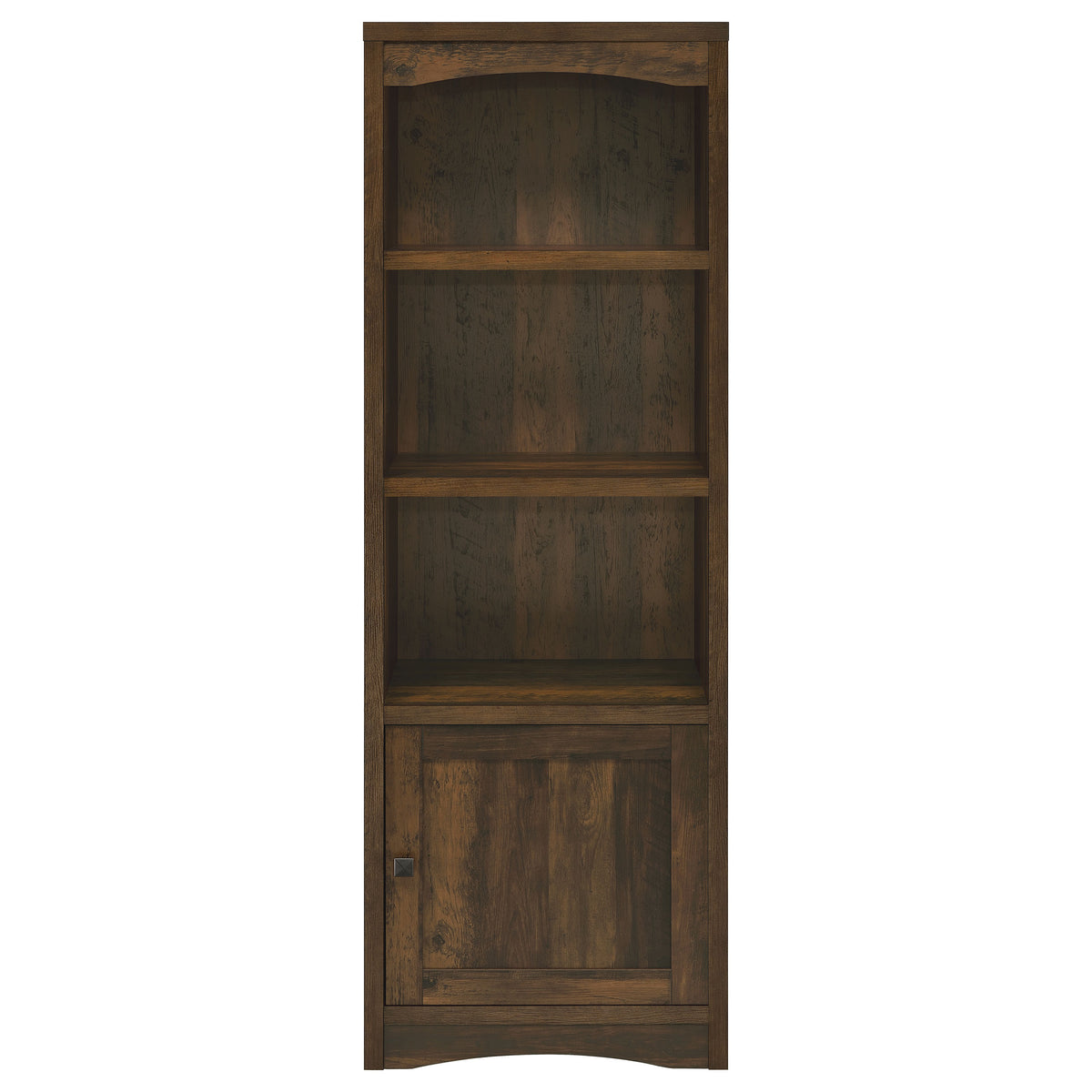 Laughlin 4-shelf Engineered Wood Media Tower - Dark Pine