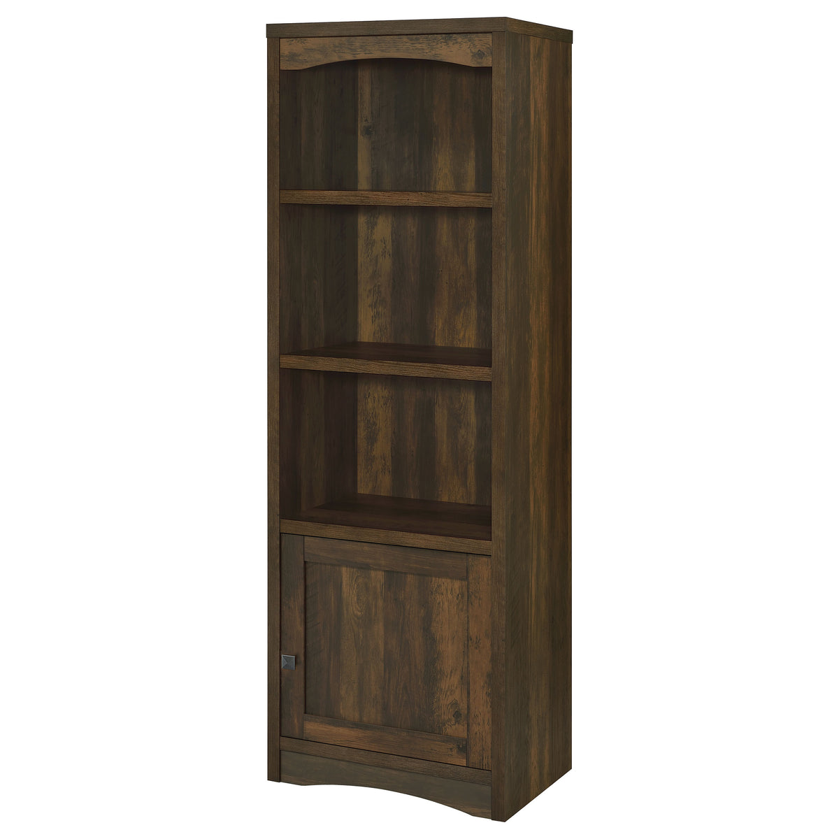 Laughlin 4-shelf Engineered Wood Media Tower - Dark Pine