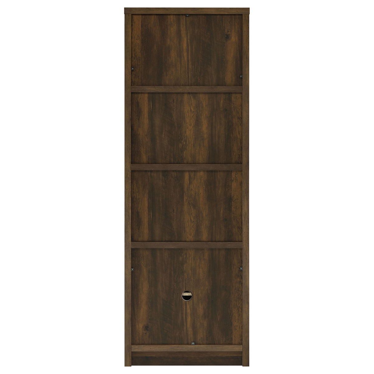 Laughlin 4-shelf Engineered Wood Media Tower - Dark Pine