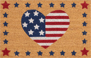 Casa Bella NC545 Red/White/Blue 1'6" x 2'4" Door Mat
