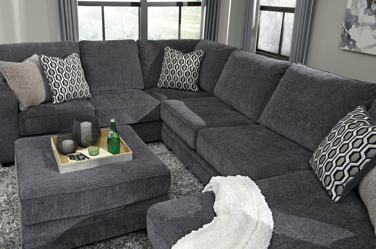 Tracling Oversized Accent Ottoman Chenille