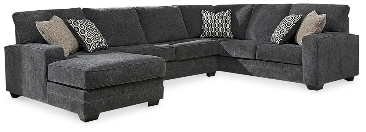 Tracling 3-Piece Sectional with Chaise Chenille