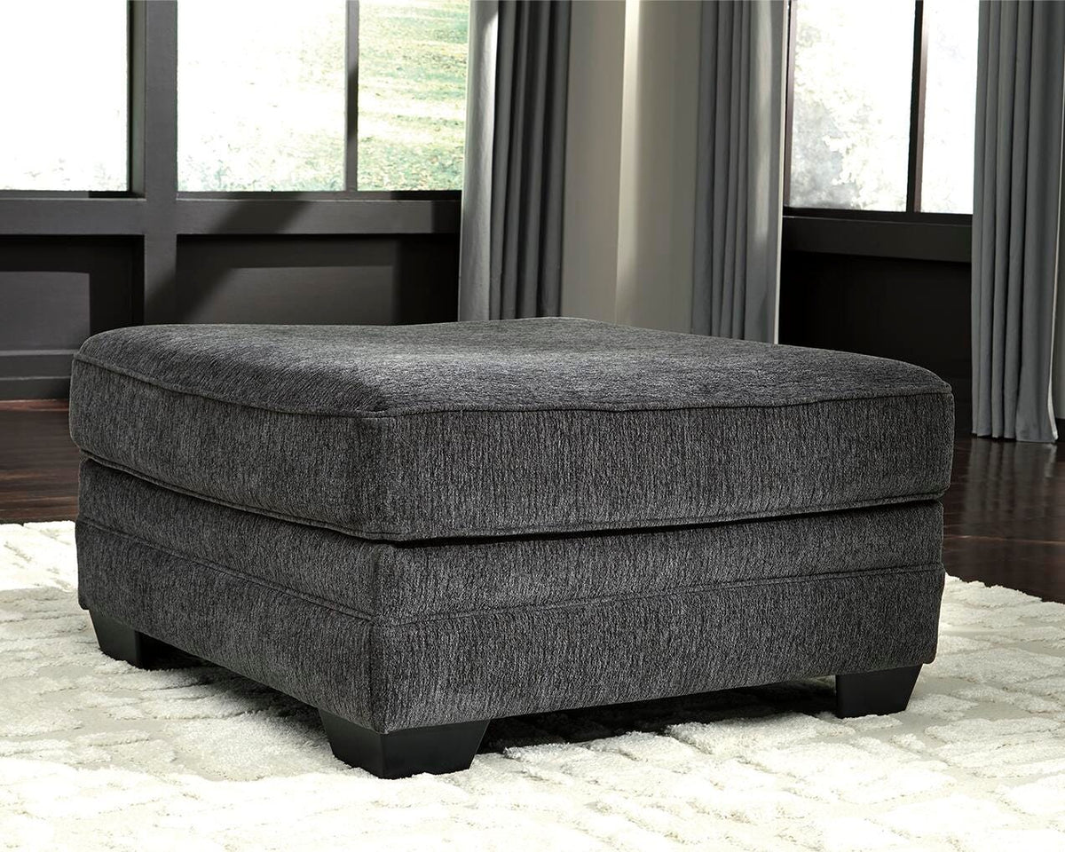 Tracling Oversized Accent Ottoman Chenille