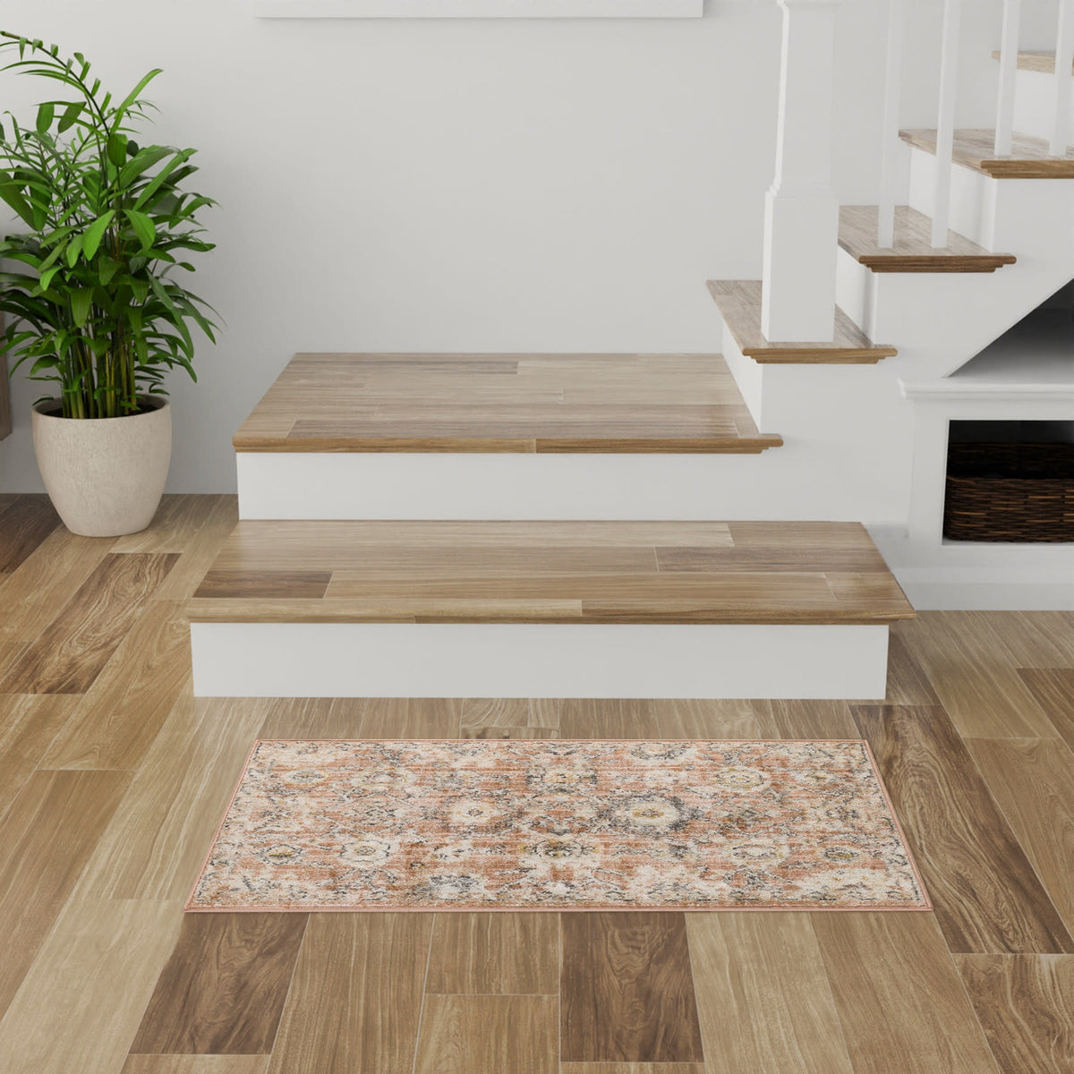 Oushak Home OUS01 Rust Rug - room scene