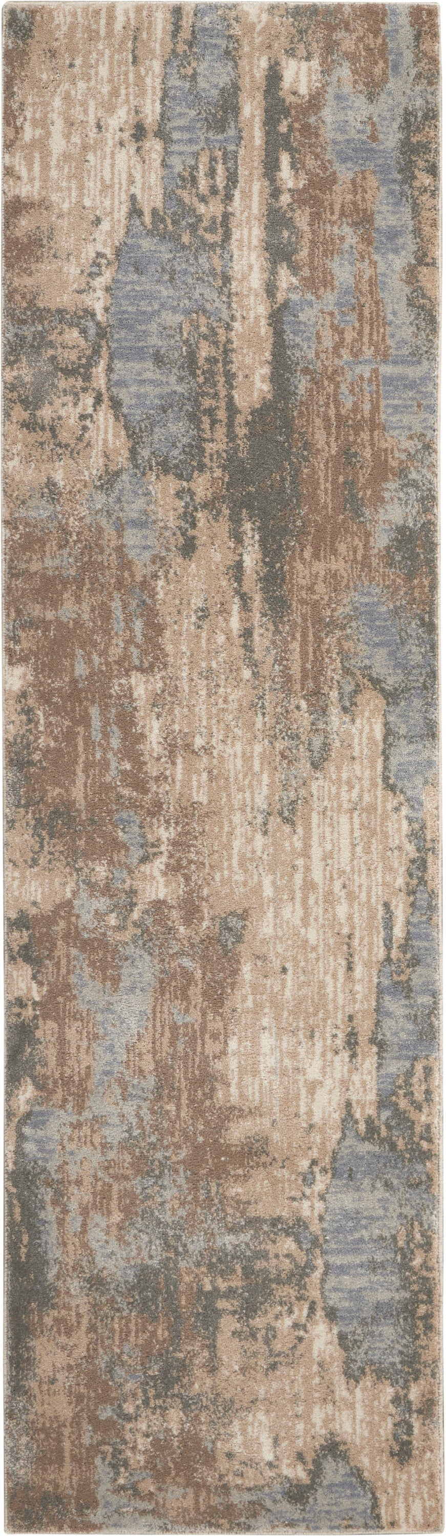 Moroccan Celebration KI386 Grey Beige Rug - Runner