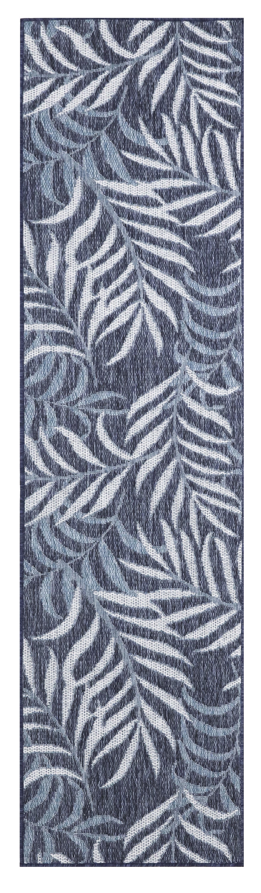 Garden Oasis GOA01 Navy Rug - Runner