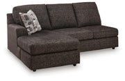Lentiz LAF Sofa Chaise Chenille Next-Gen Nuvella™ Performance Fabric