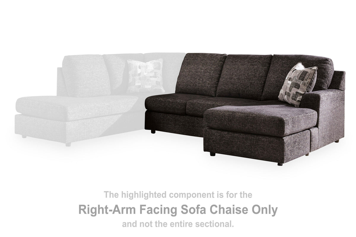 Lentiz RAF Sofa Chaise Chenille Next-Gen Nuvella™ Performance Fabric
