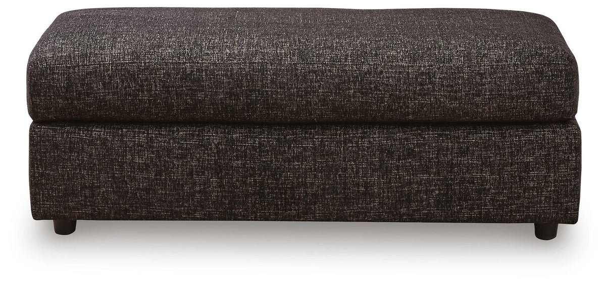 Lentiz Oversized Accent Ottoman Chenille Next-Gen Nuvella™ Performance Fabric