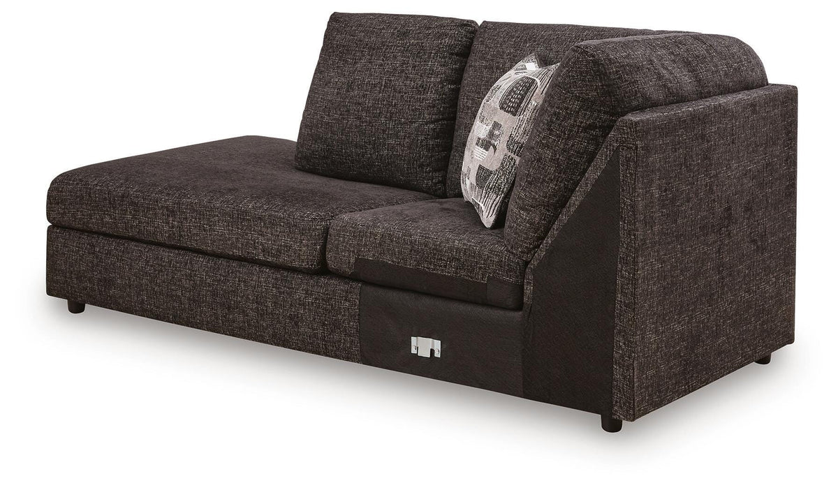 Lentiz LAF Corner Chaise Chenille Next-Gen Nuvella™ Performance Fabric