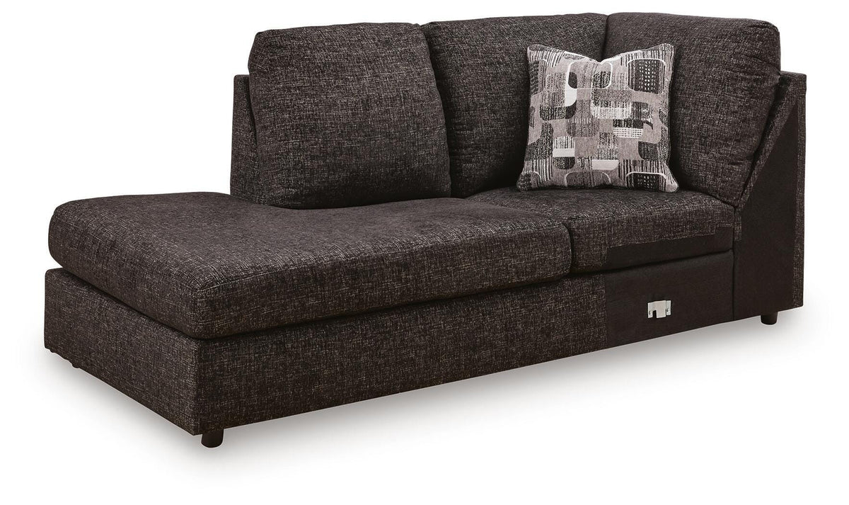Lentiz LAF Corner Chaise Chenille Next-Gen Nuvella™ Performance Fabric