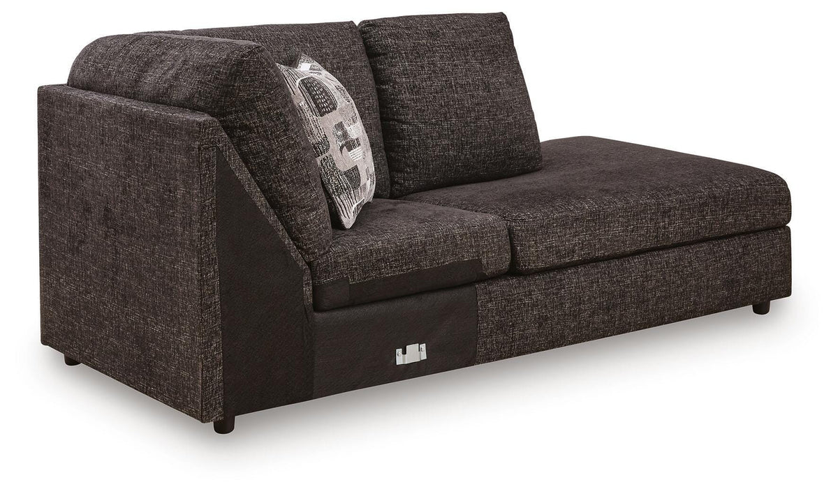 Lentiz RAF Corner Chaise Chenille Next-Gen Nuvella™ Performance Fabric